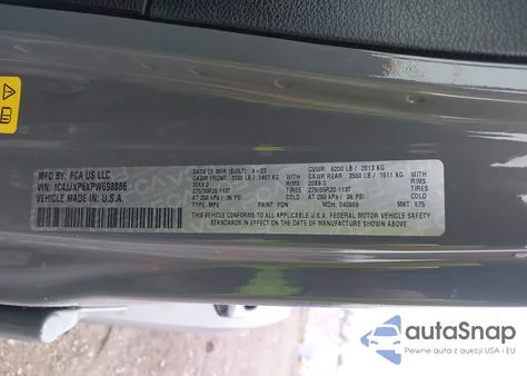 2023 Jeep Wrangler 4Xe Sahara 4X4 from USA, damaged, VIN 1C4JJXP6XPW698886